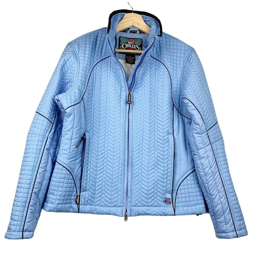 HOT CHILLYS Quilted Jacket Blue Size Medium